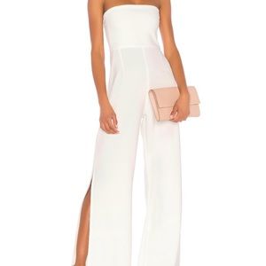 Nookie Ivory Glamour jumpsuit, strapless, never worn, perfect for brides! Xsmall